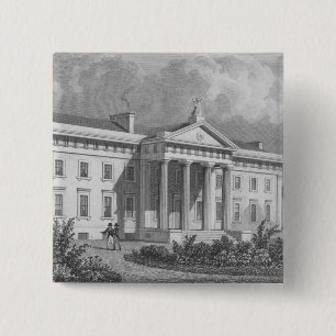 The New Caledonian Asylum 2 Inch Square Button
