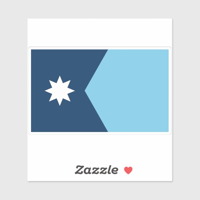 The new Flag of Minnesota State (Sheet)