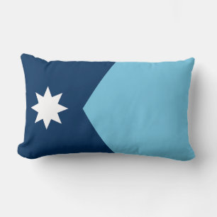 The new Flag of Minnesota State (2023 redesign) Lumbar Pillow