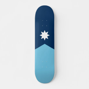 The new Flag of Minnesota State (2023 redesign) Skateboard