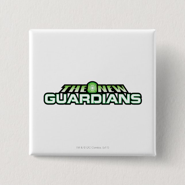 The New Guardians 2 Inch Square Button (Front)