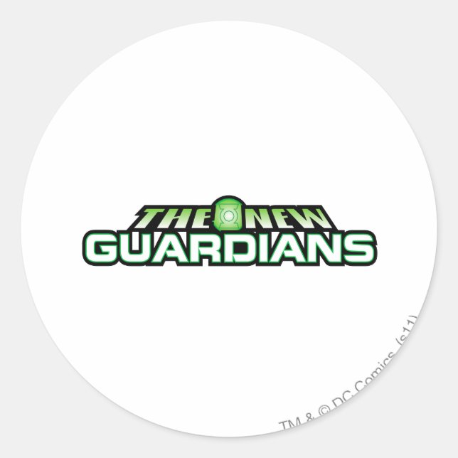 The New Guardians Classic Round Sticker (Front)