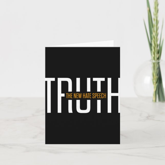 The New Hate Speech Litical Correctness Funny Quot Card (Front)