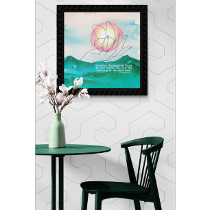 The New Is Here Bible Verse Christian Faith Poster