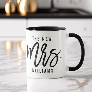 The New Mrs Personalized Bride Mug