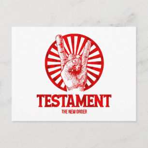The New Order Testament Holiday Postcard