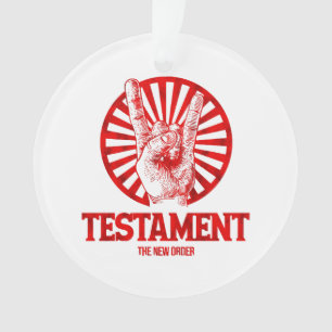 The New Order Testament  Ornament