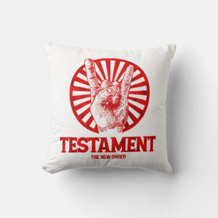 The New Order Testament Throw Pillow