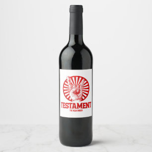 The New Order Testament  Wine Label