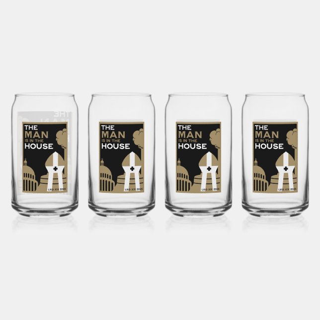 The New Pope 2025 Can Glass (Front)