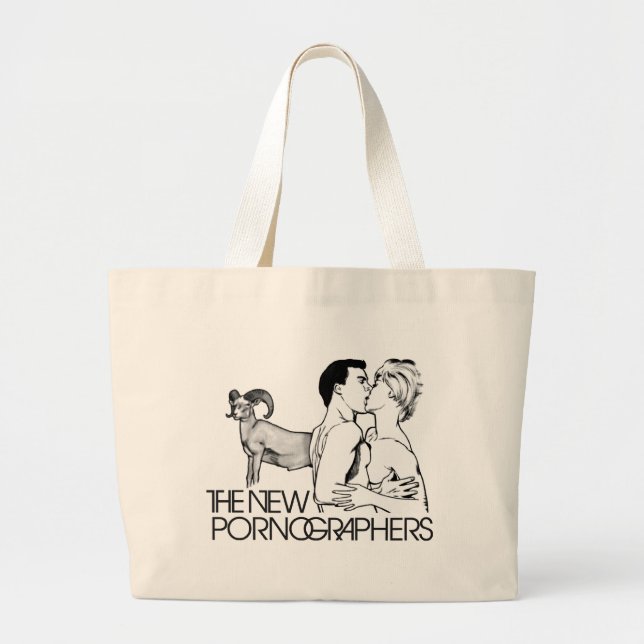 The New Pornographers Mass Romantic Large Tote Bag (Front)