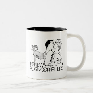 The New Pornographers Mass Romantic Two-Tone Coffee Mug