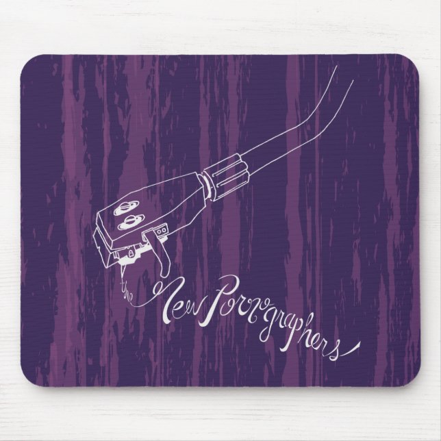 The New Pornographers Record Arm Mouse Pad (Front)
