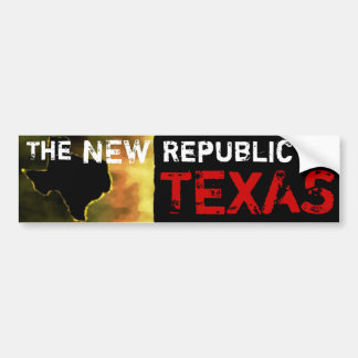 The New Republic of Texas Bumper Sticker