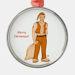 The new Santa Claus - Merry Christmas! Metal Ornament