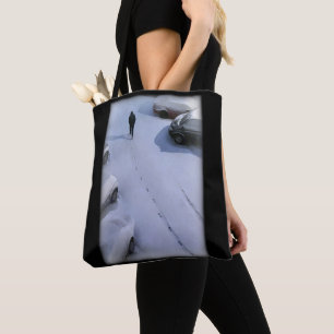 The new snow tote bag
