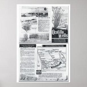 The New Town of Ocotillo Wells - 1960s Brochure Poster