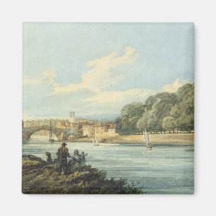The New Walk, York, c.1798 (pencil and w/c on pape Magnet