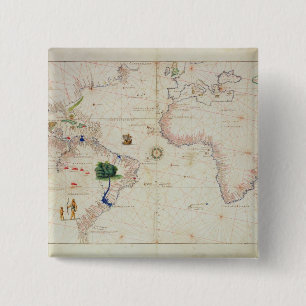 The New World 2 Inch Square Button