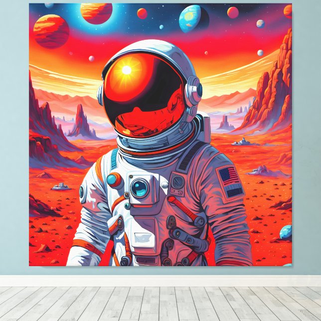 THE NEW WORLD 4 CANVAS PRINT (Insitu(Wood Floor))