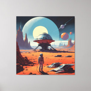 THE NEW WORLD 5 CANVAS PRINT