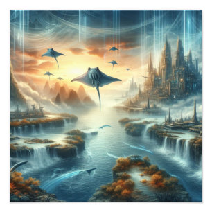 The New World Fantasy Art Photo Print