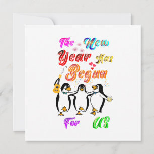 The New Year Has Begun For Us Card