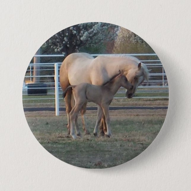 The Newborn pin / button / badge (Front)