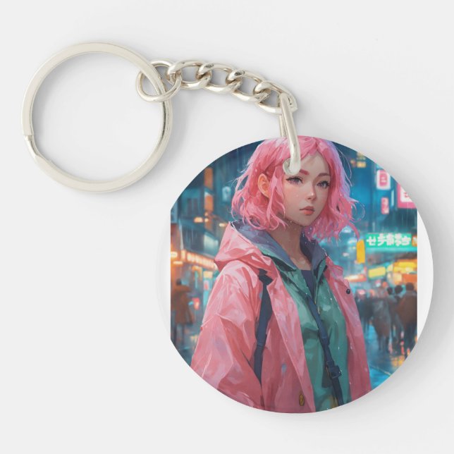 The Newest Arrival in Fashion!" Keychain (Front)