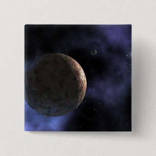 The newly discovered planet-like object 2 inch square button
