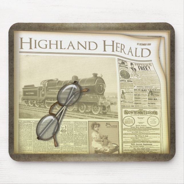 The Newspaper Mousepad (Front)