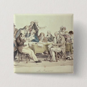 The Newspapers 2 Inch Square Button