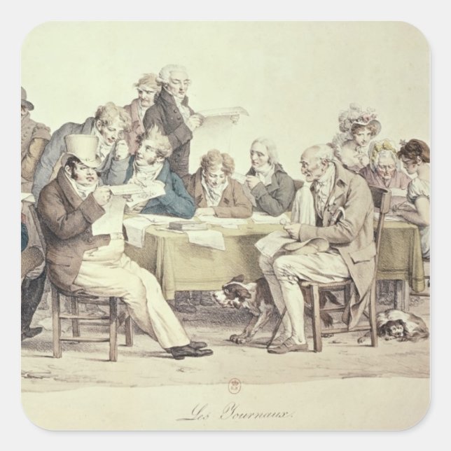 The Newspapers Square Sticker (Front)