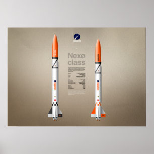 The Nexø Class rockets from Copenhagen Suborbital Poster