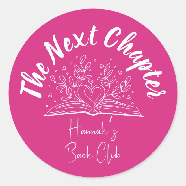 The Next Chapter Bachelorette Stickers (Front)