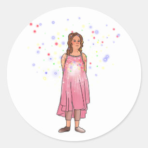 The Next Step Margie disappearing  Classic Round Sticker