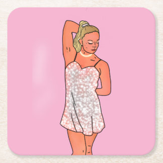 The Next Step Michelle's Showstoppa Square Paper Coaster