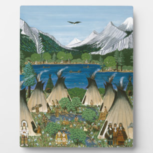 The Nez Perce ~ Wallowa Lake Plaque