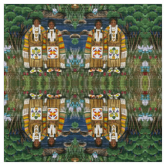 The Nez Perce Woman Fabric