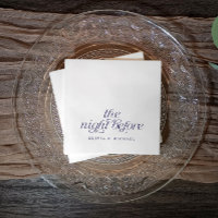 The Night Before Dark Blue Rehearsal Dinner