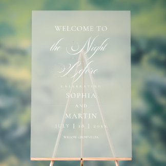 The Night Before Elegant Sage Green Wedding