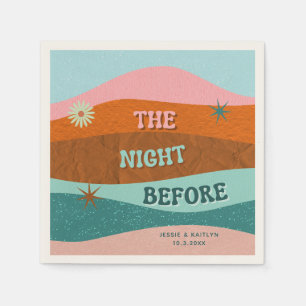 The Night Before Personalized Rehearsal Dinner Napkin