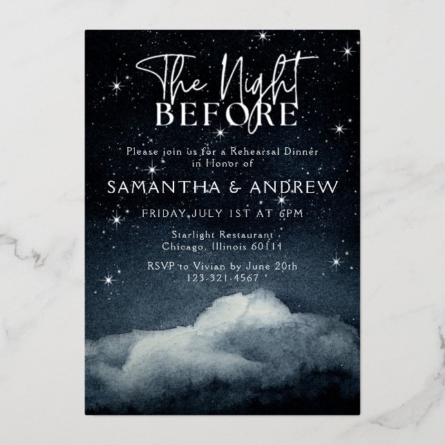 The Night Before Rehearsal Dinner  (Front)