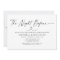 The Night Before Rehearsal Dinner Invitation