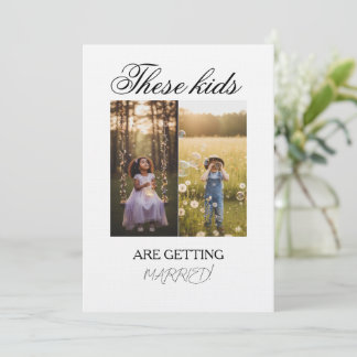 The Night Before Rehearsal Dinner, These Kids Are  Invitation
