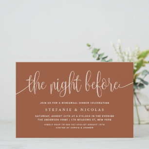 The Night Before Terracotta Rehearsal Dinner