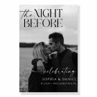 The Night Before Wedding Rehearsal Dinner Sign