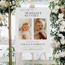 The Night Before, Wedding Rehearsal Dinner Welcome