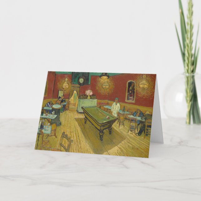 The Night Cafe | Vincent van Gogh Card (Front)
