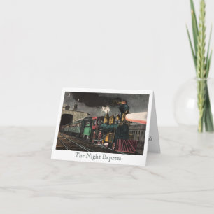 The Night Express Thank You Card